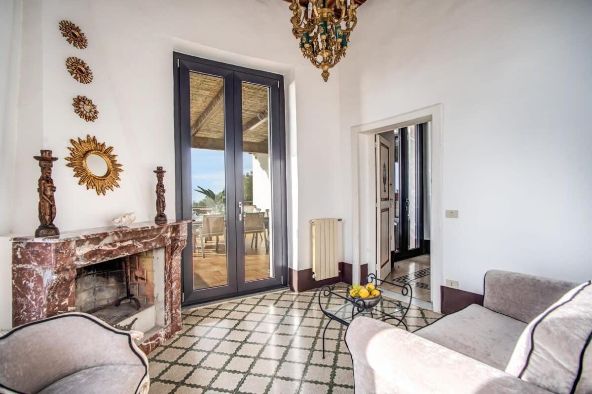 Villa Aragona Historic Villa With Views And Guest Services Massa Lubrense Exterior foto