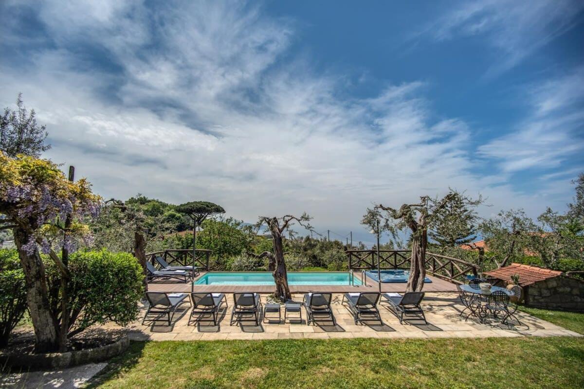 Villa Aragona Historic Villa With Views And Guest Services Massa Lubrense Exterior foto